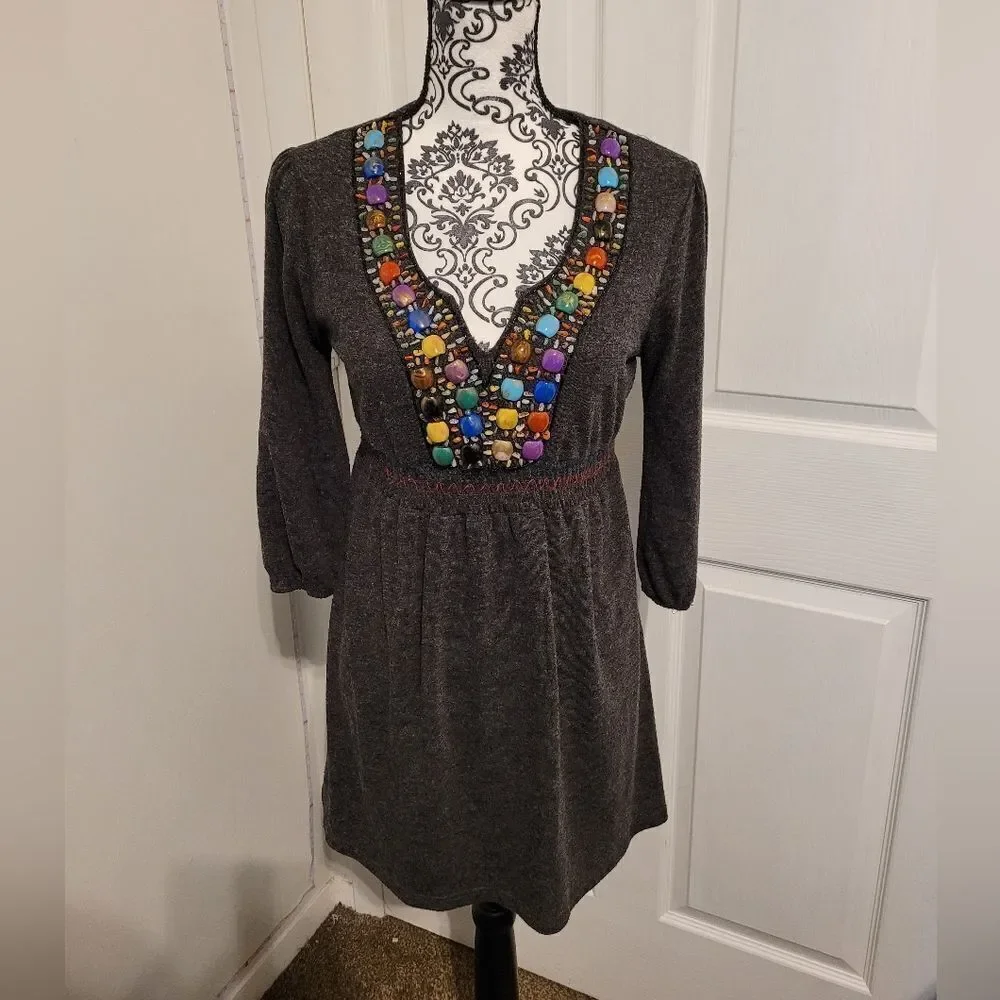 ‎Yahada boho stone dress